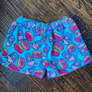 FUZZIES by confetti GIRLS DONUT PAJAMA SHORTS
